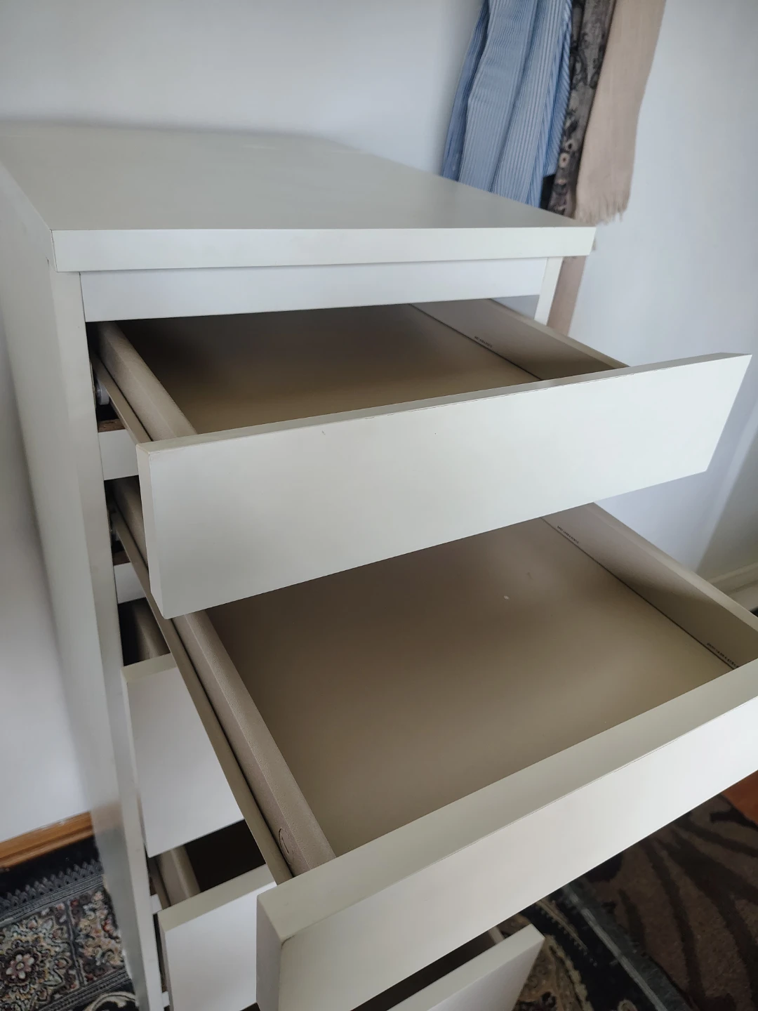 IKEA Malm 6-Drawer Tall Chest White - photo 4