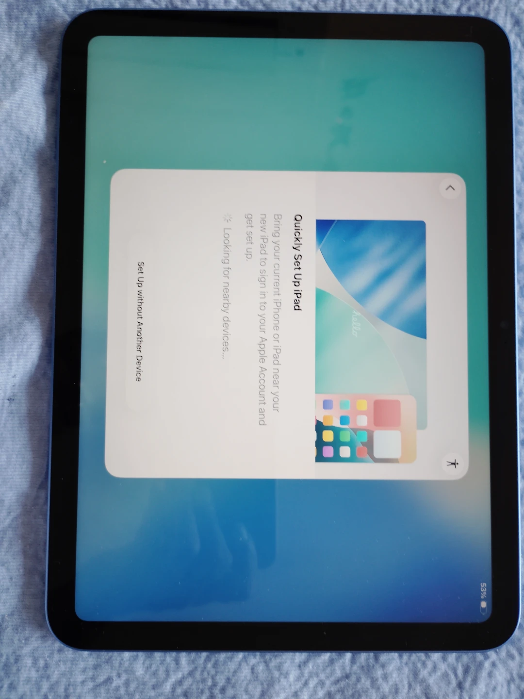Apple iPad Air Blue - photo 2