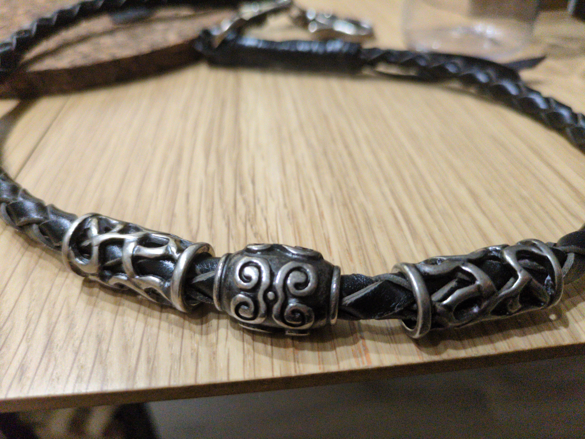 Braided Leather Wallet Chain - photo 3