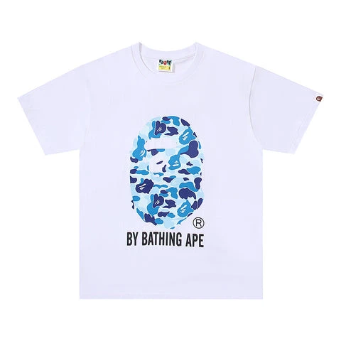 A Bathing Ape T-Shirt White Blue Camo - photo 4