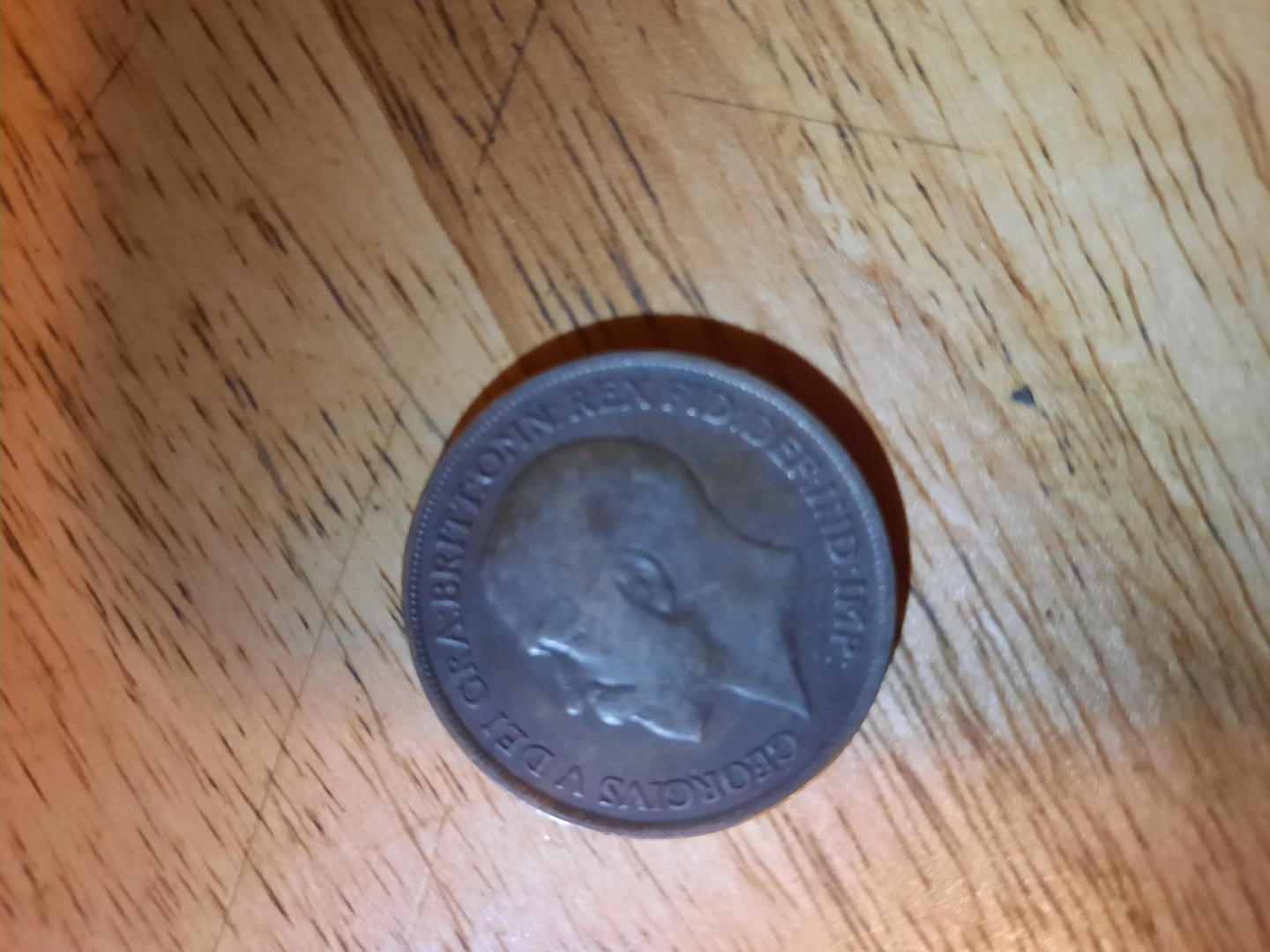 1917 British Penny - photo 2