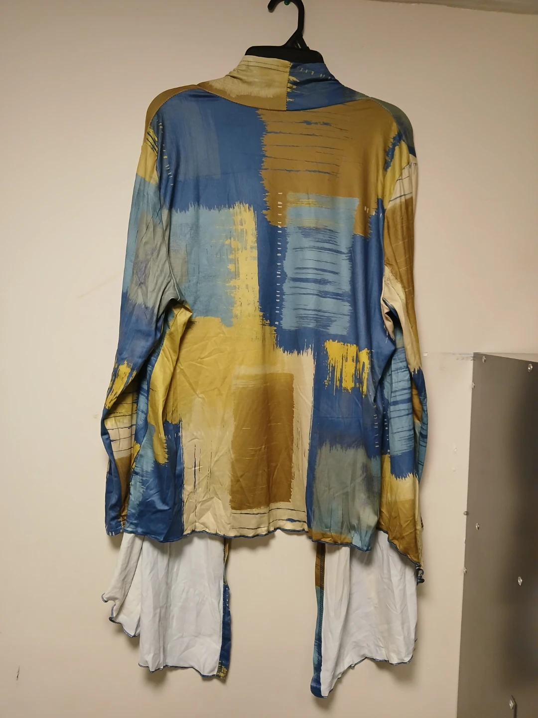 Abstract Print Women's Cardigan Shirt - photo 2