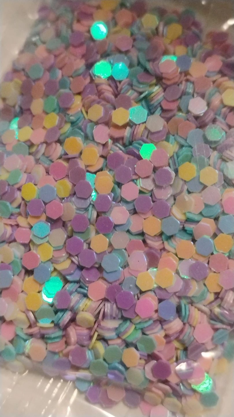 Mixed Colour Hexagon Confetti 10600pcs