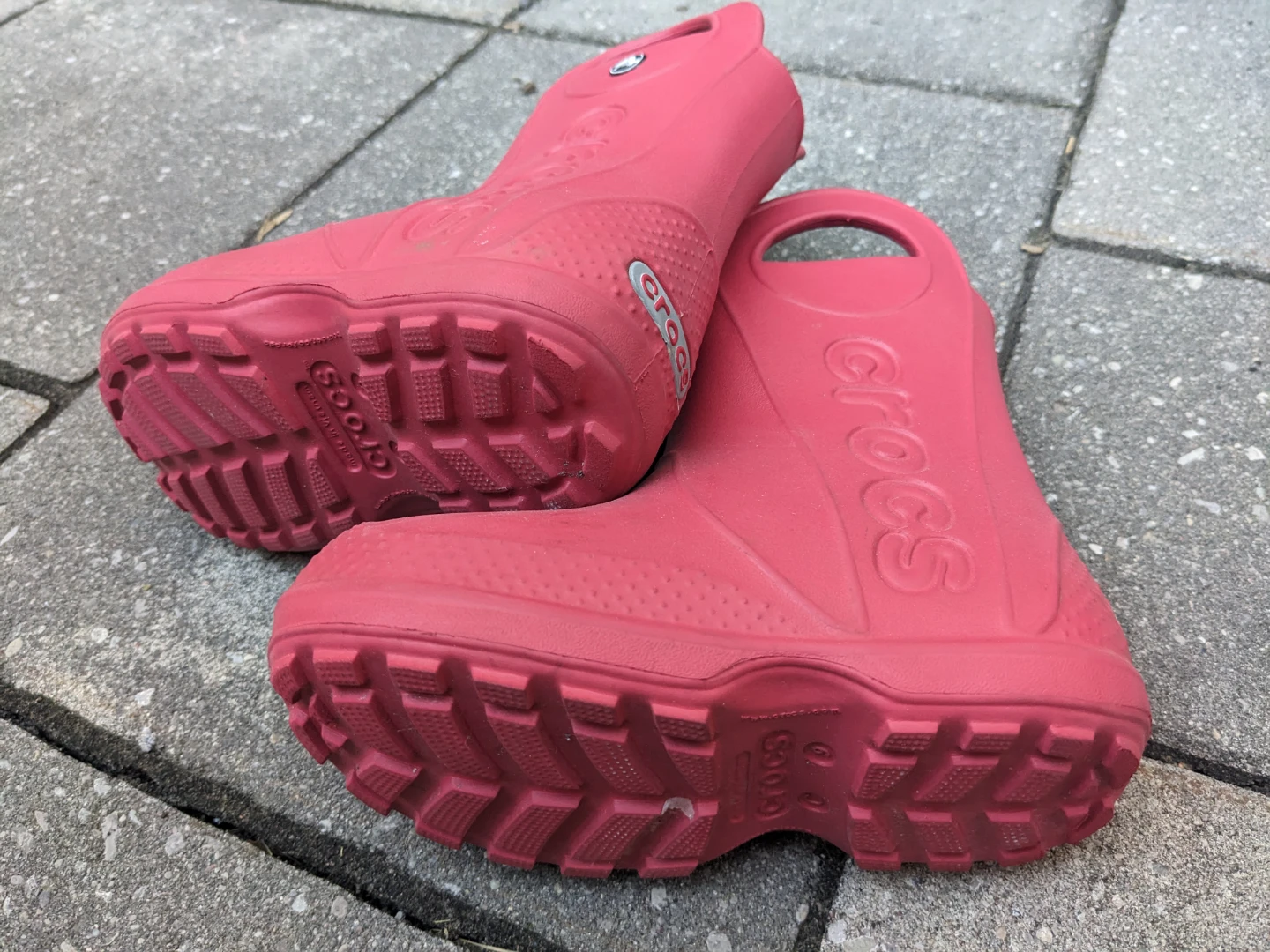 Crocs Handle Rain Boots Pink Size C9 - photo 3