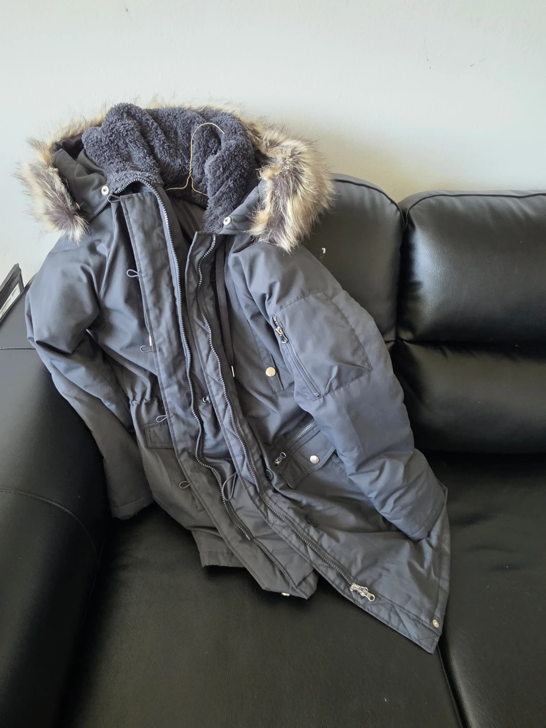 Swiss Tech Puffer Parka Jacket size M
