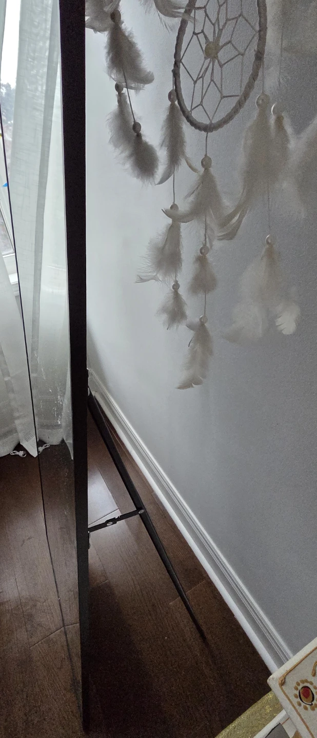 Full length floor mirror with black frame - photo 2
