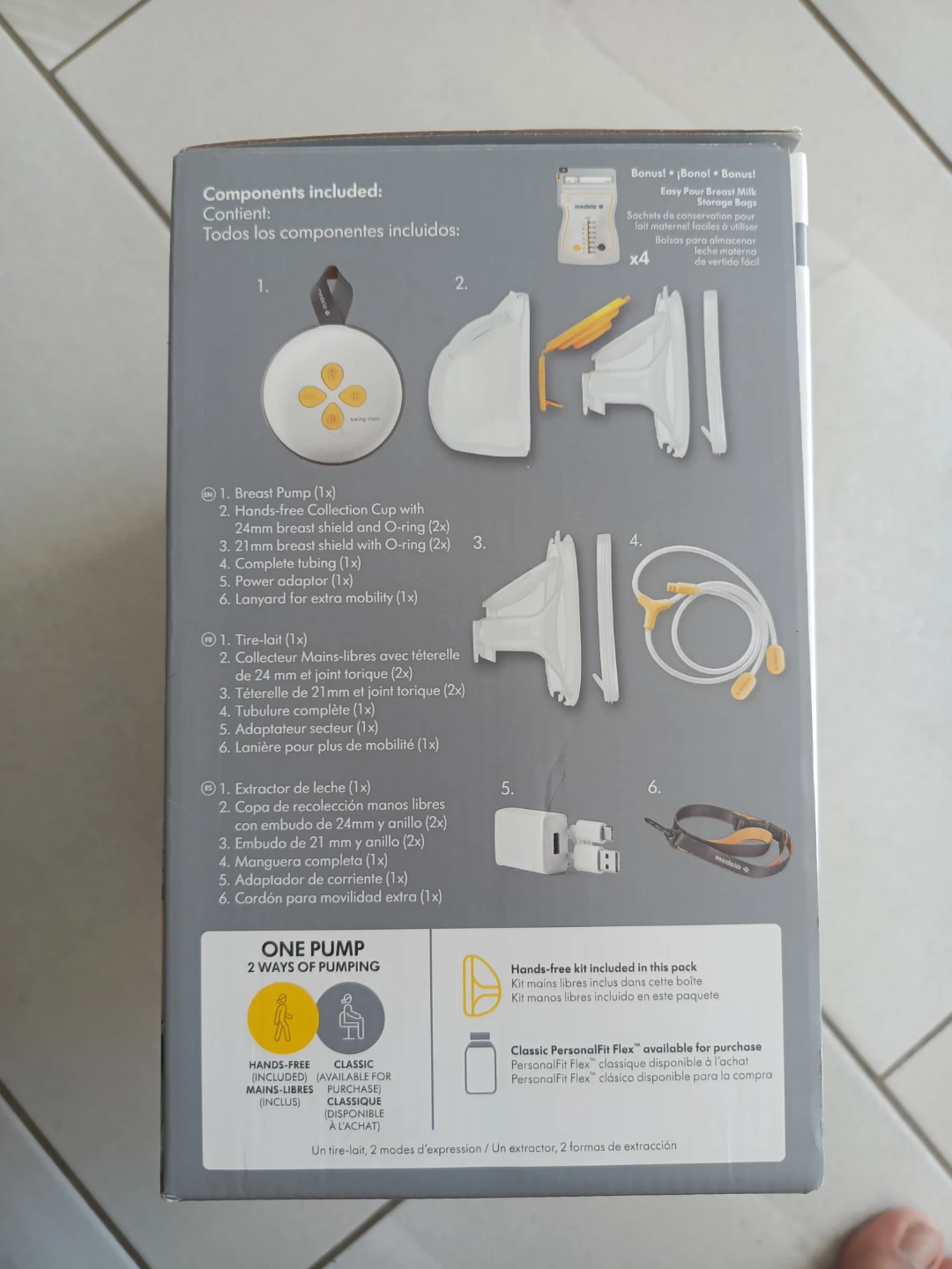 Medela Swing Maxi Hands-Free Double Electric Breast Pump - photo 3