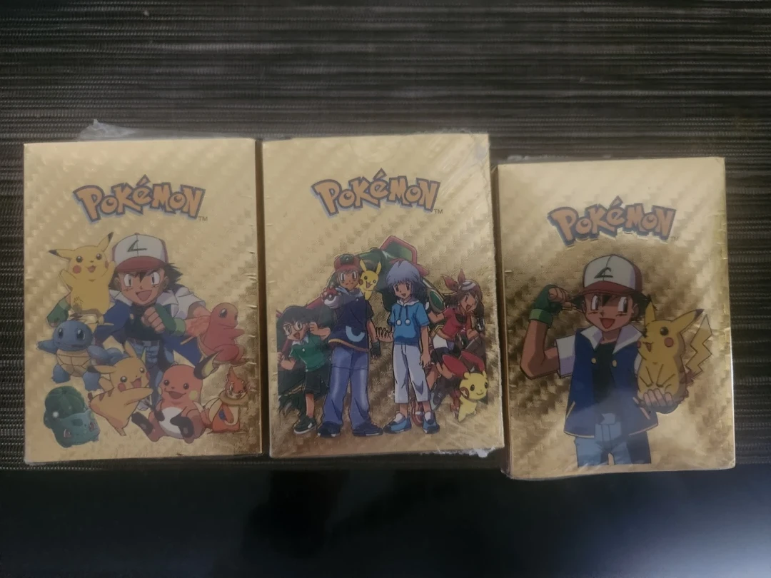 Gold Pokemon Card Decks