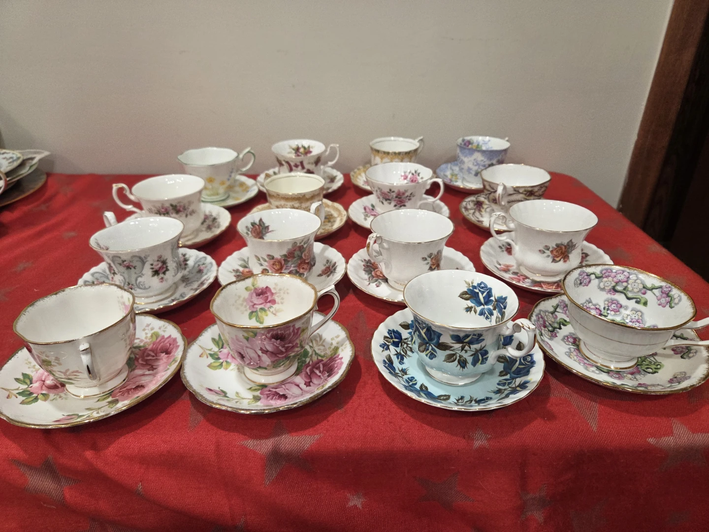 Royal Albert Teacup Sets, $15 for 2 sets