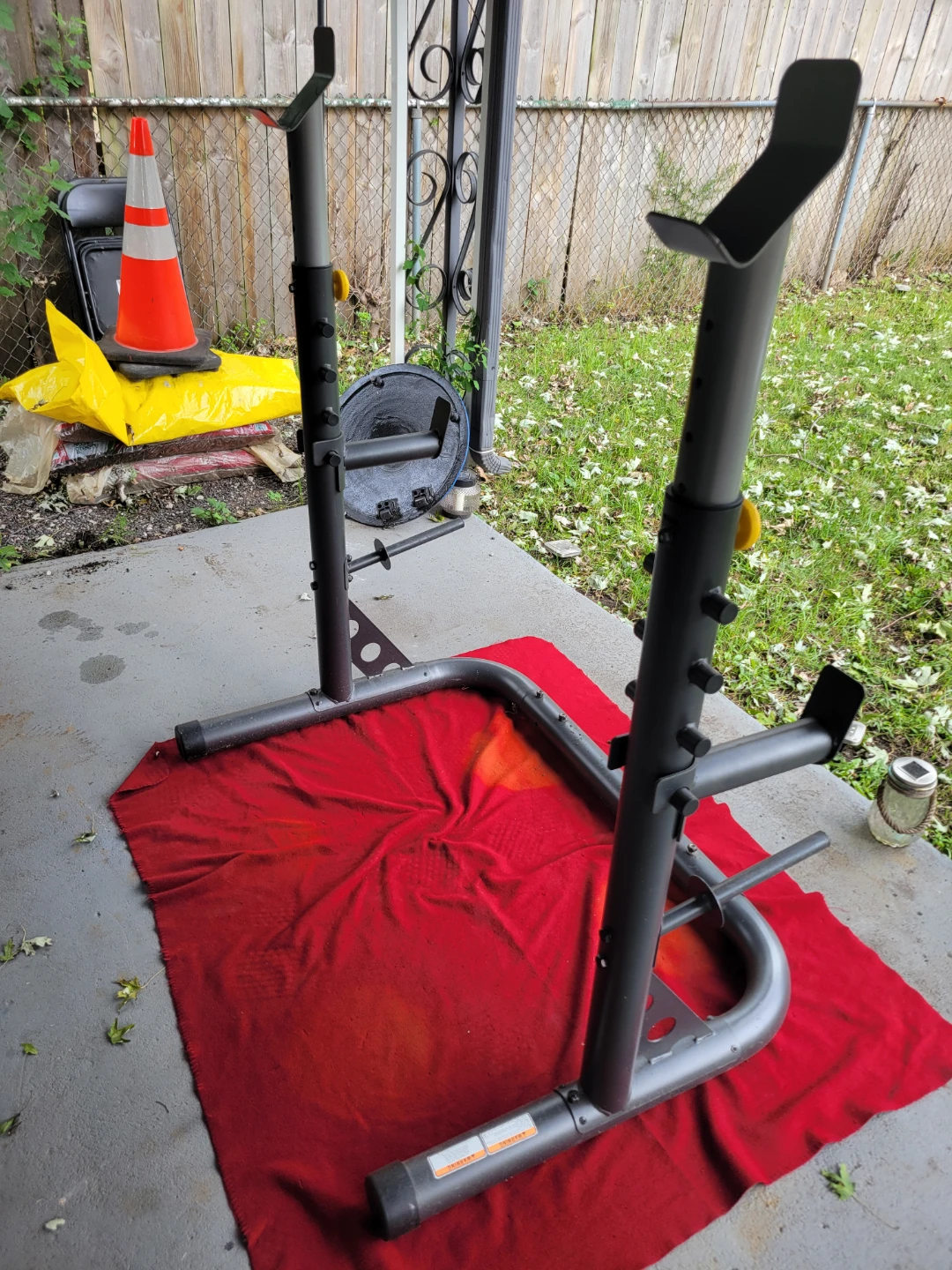 WEIDER SQUAT RACK  WITH SAFETY HOOKS - photo 2