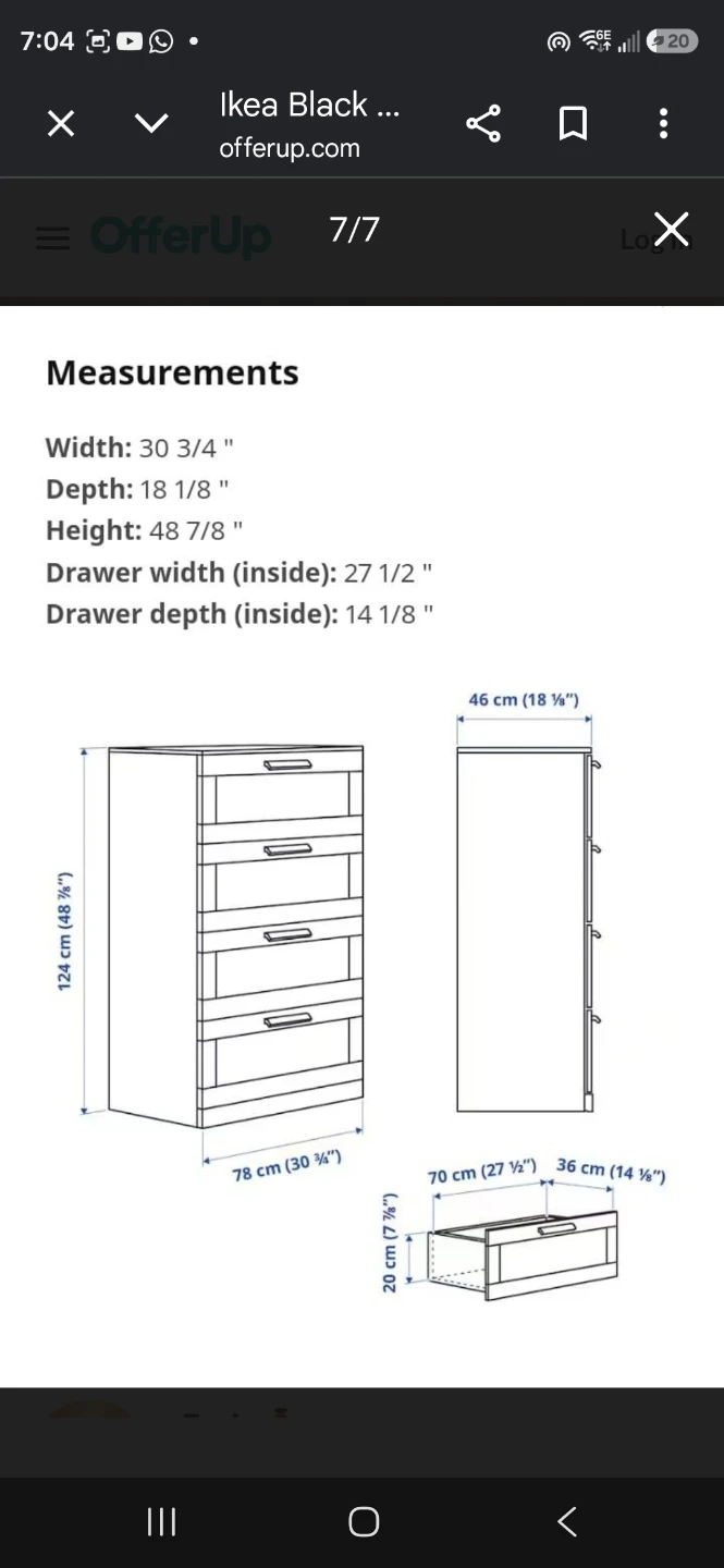 IKEA Brimnes 4-Drawer Dresser - photo 5