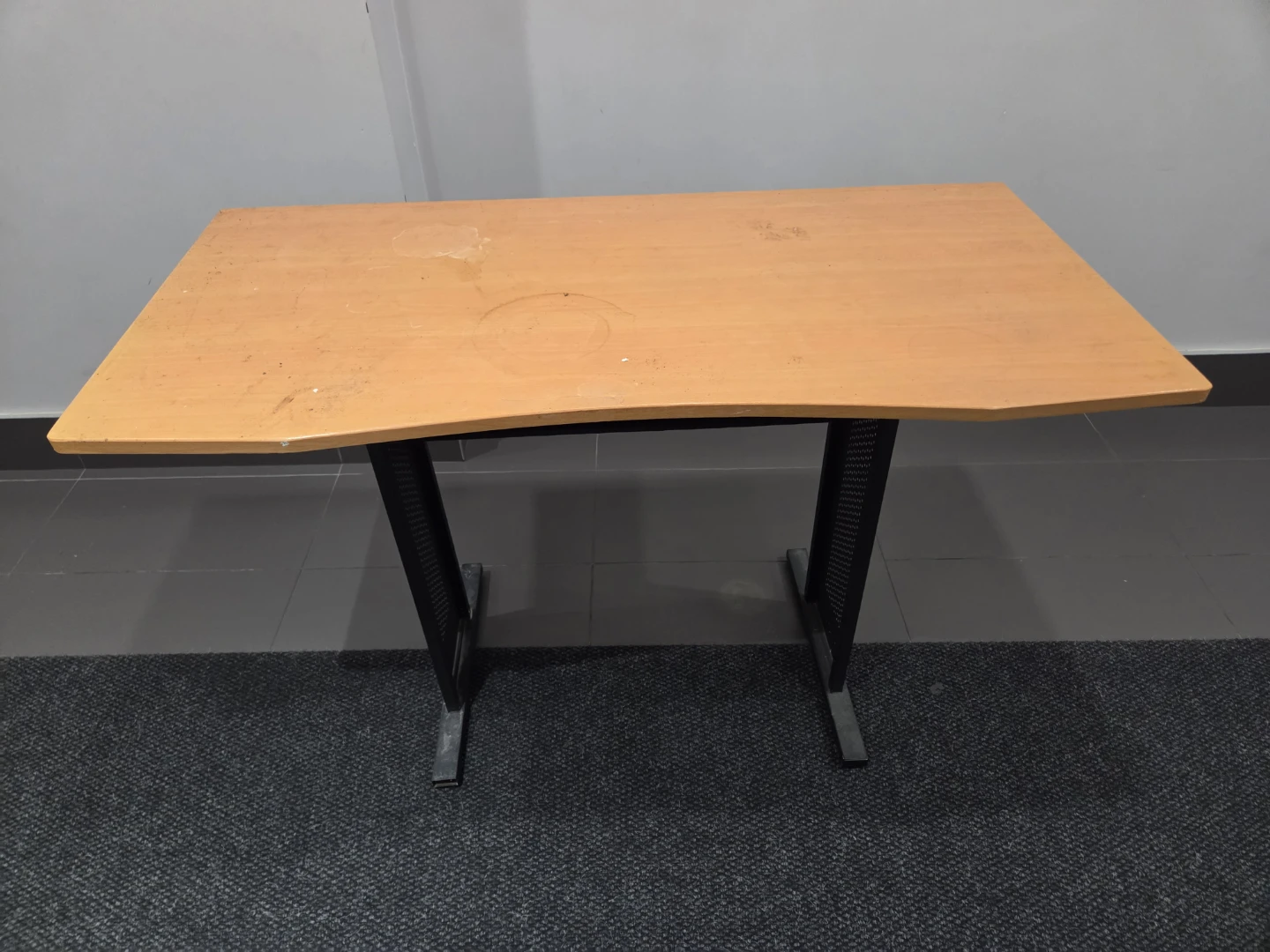 Office Desk with Wooden Top