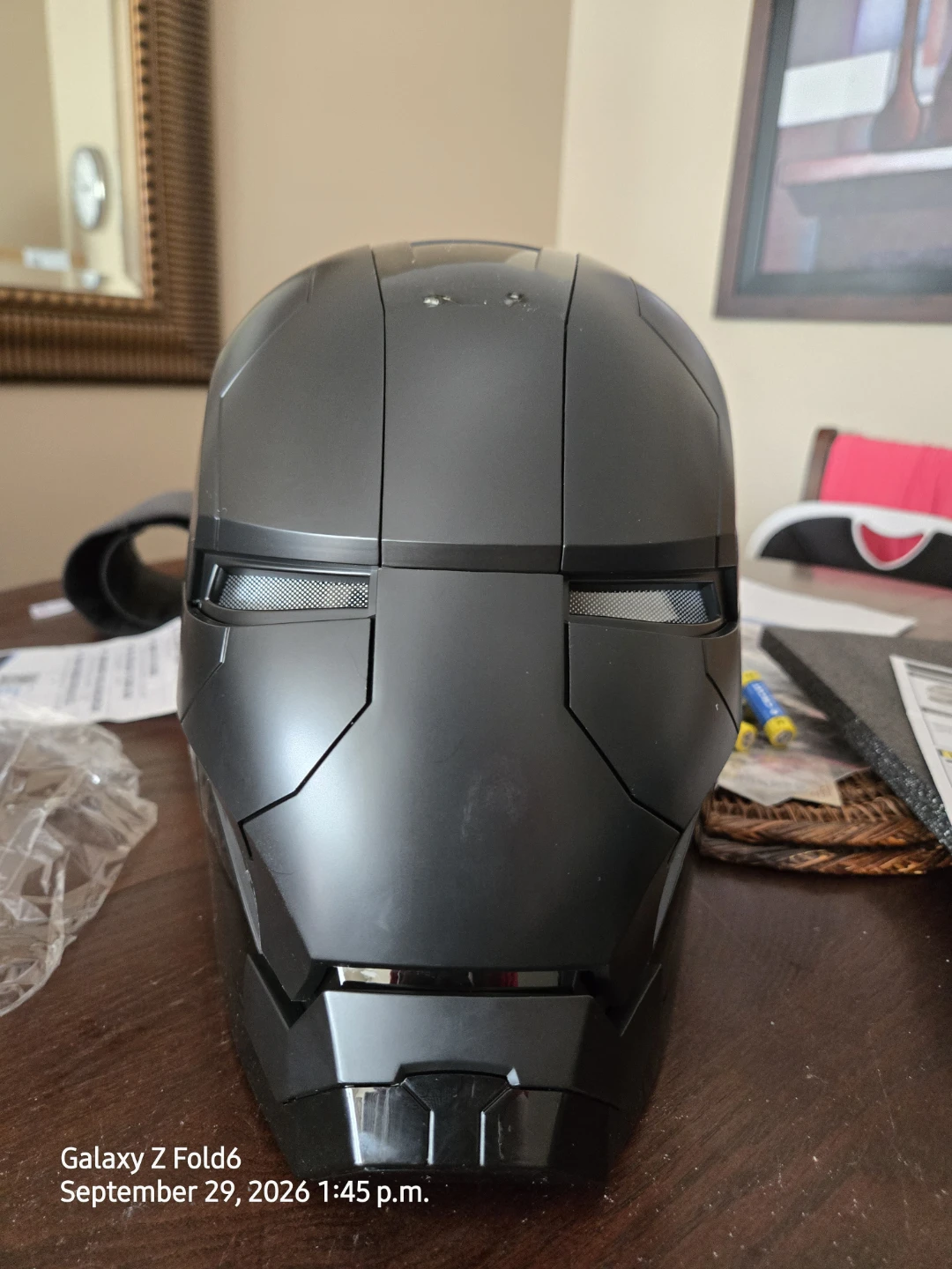 Iron man helmet