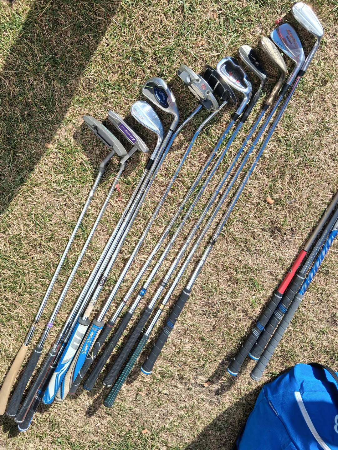 Mixed Collection of Golf Clubs