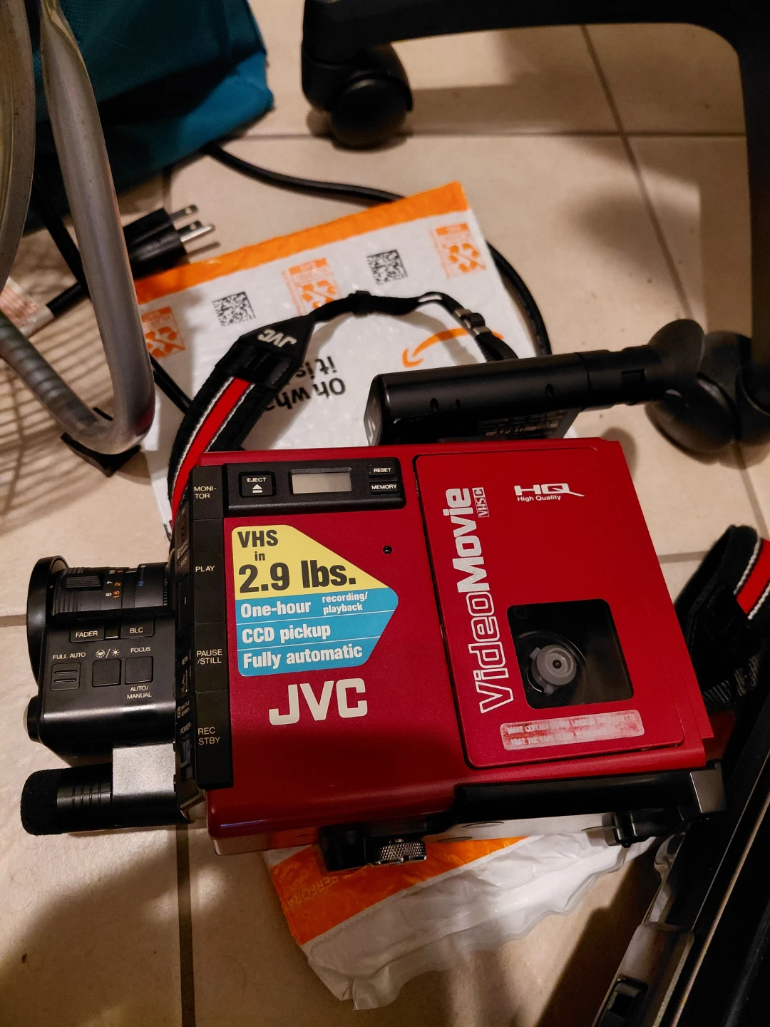 JVC VideoMovie VHS-C Camcorder