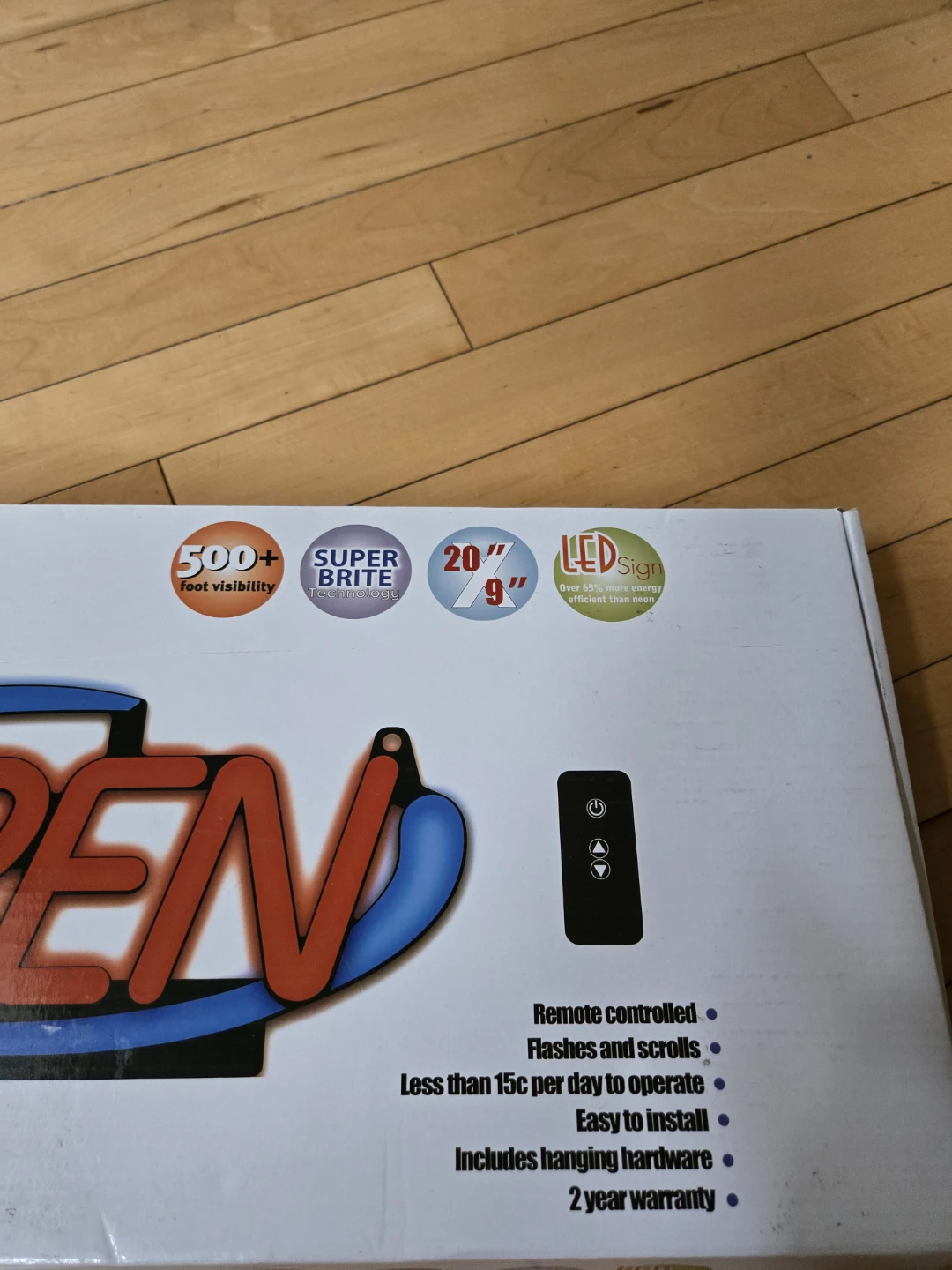 Premier POS LED Open Sign - photo 2