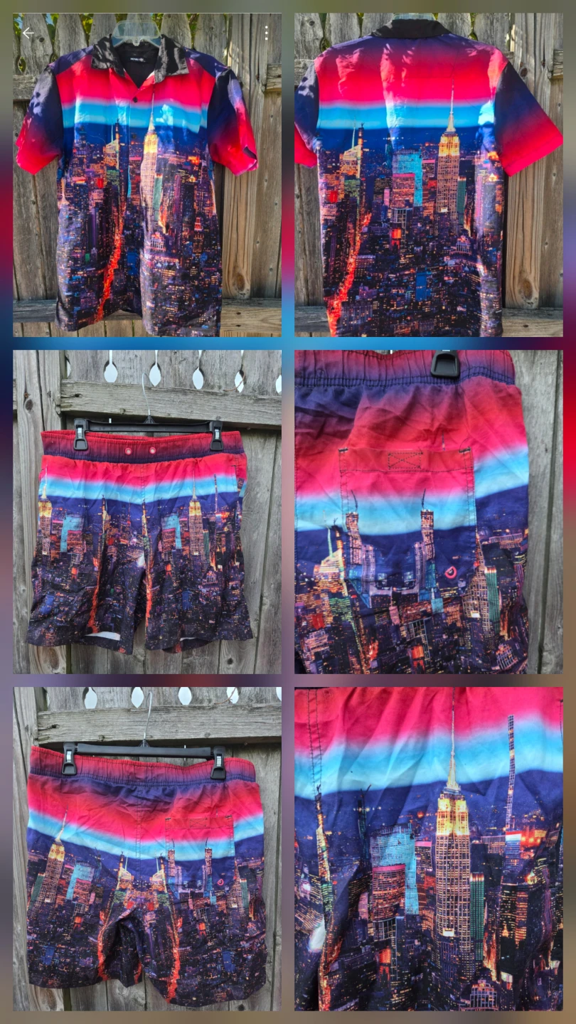 Fashion nova men's trunk set