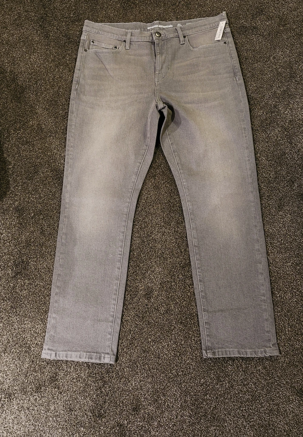 Amazon Essentials Slim Fit Jeans Grey 35W x 28L