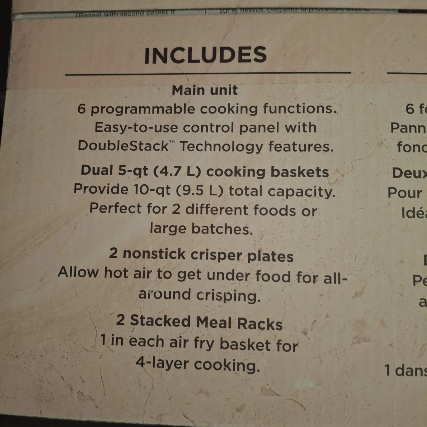 $225 - NEW - NINJA XL DOUBLE STACK AIR FRYER .- LANGLEY - photo 3