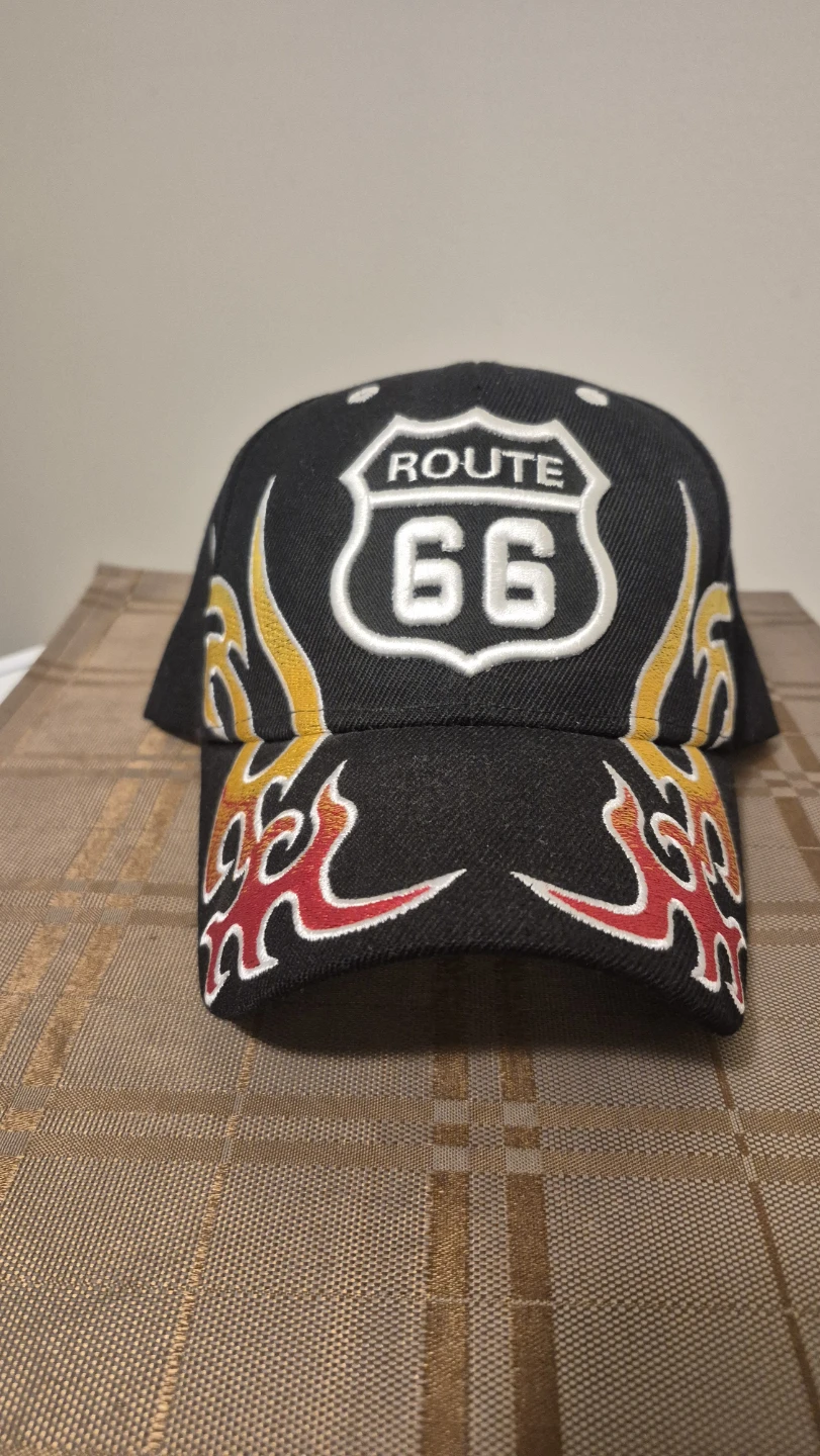 Route 66 Embroidered Baseball Cap 🏈 - photo 2