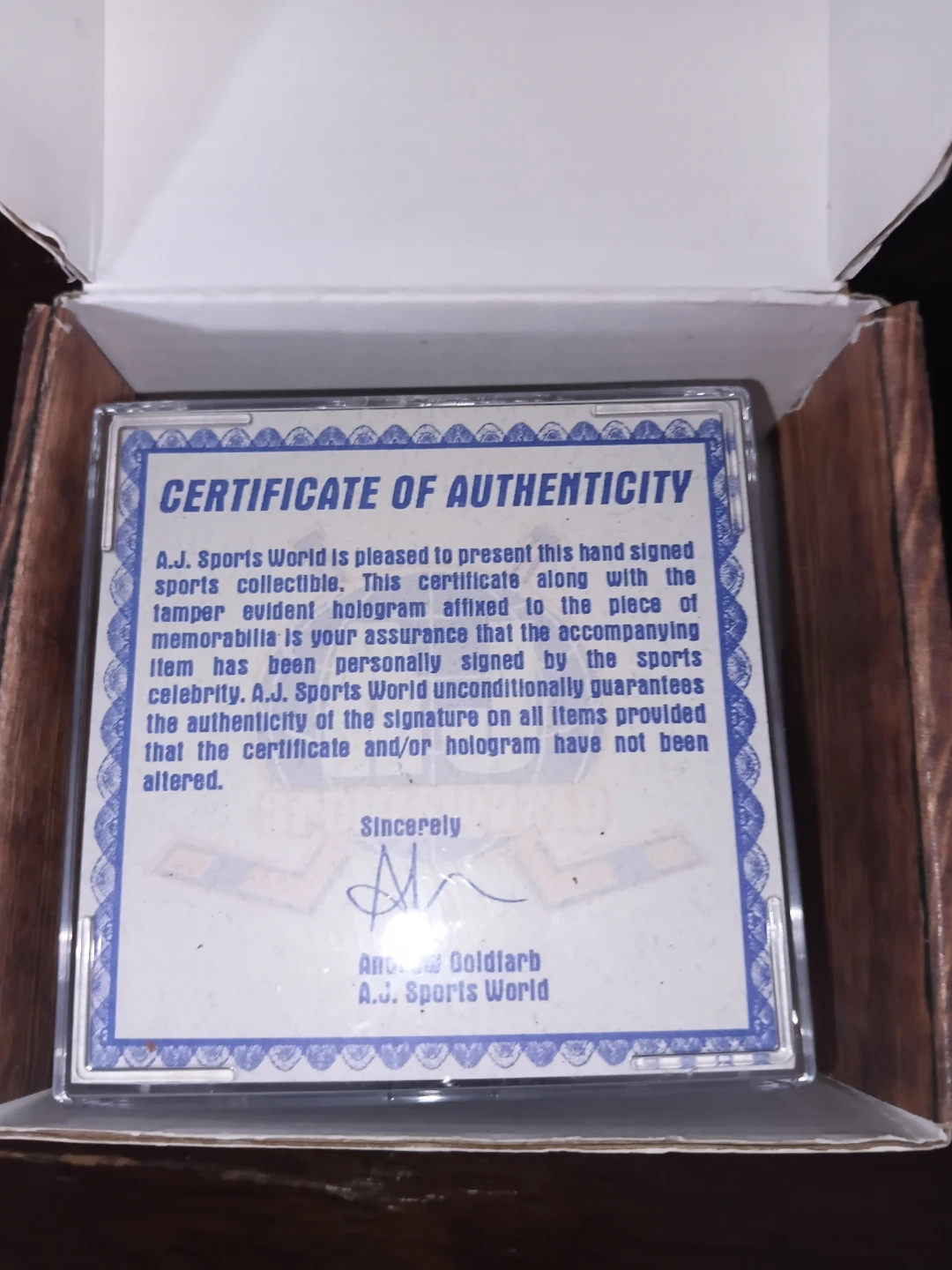 HOF Johnny Bower Signed Toronto Maple Leafs Puck - photo 2