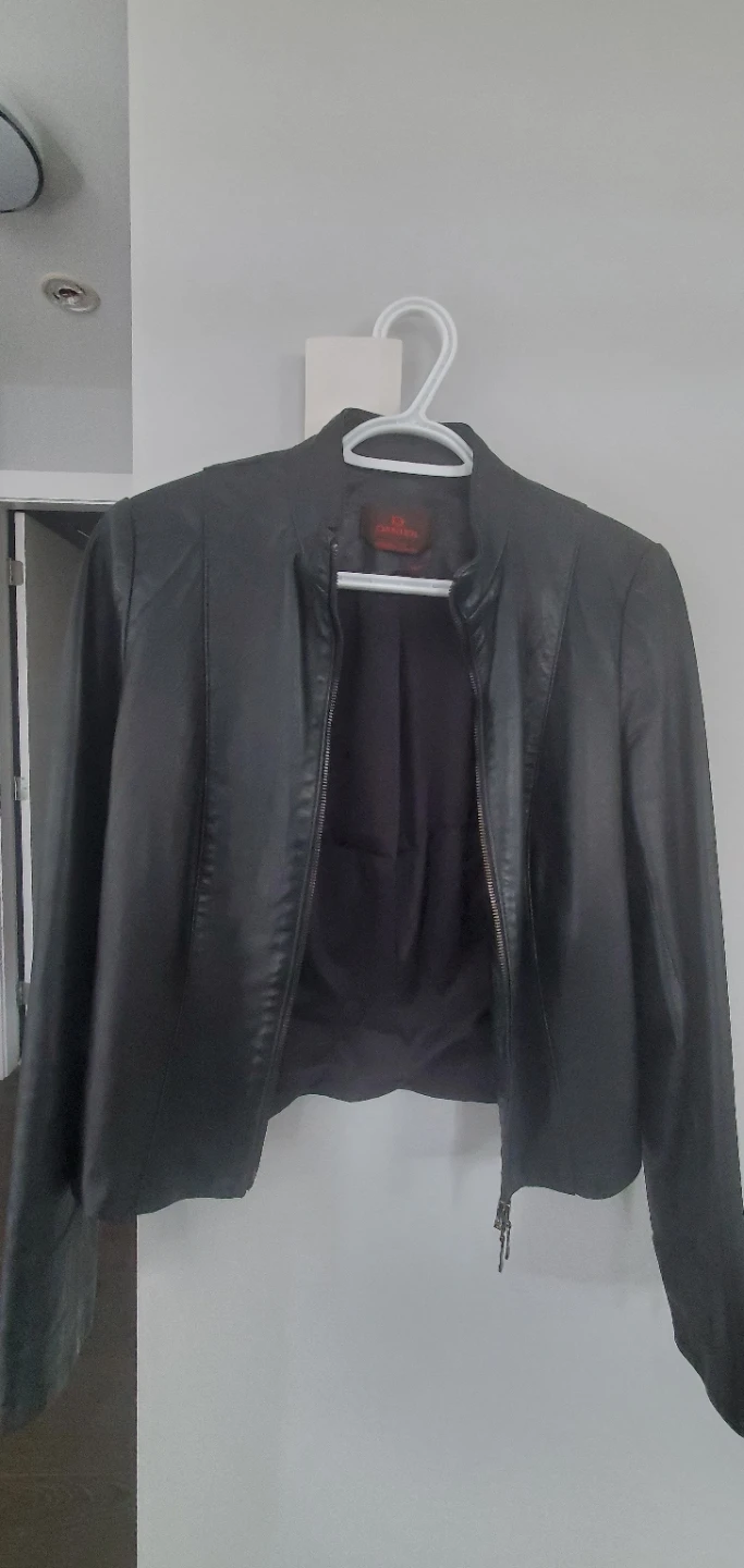 Danier Black Leather Jacket
