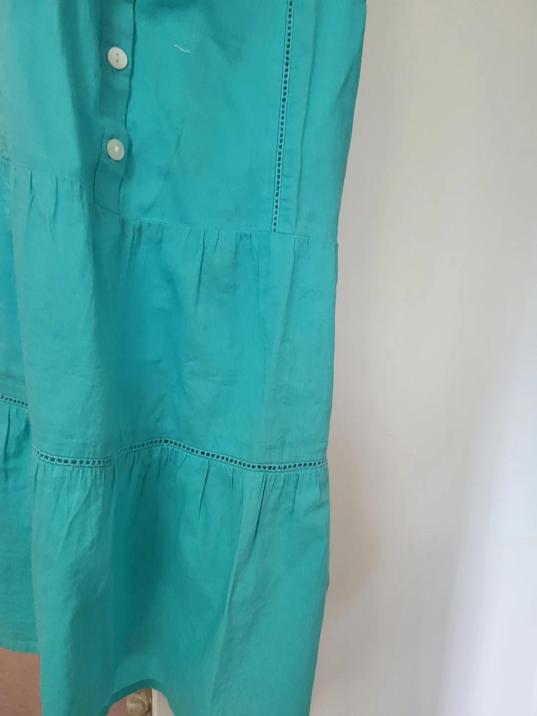 Teal 🏈Button-Down Sleeveless Dress - photo 2