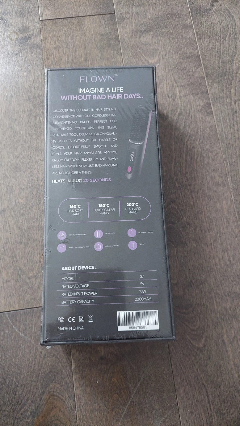 FLOWN GoBrush Pro - Cordless Hair Straightening Brush - photo 2