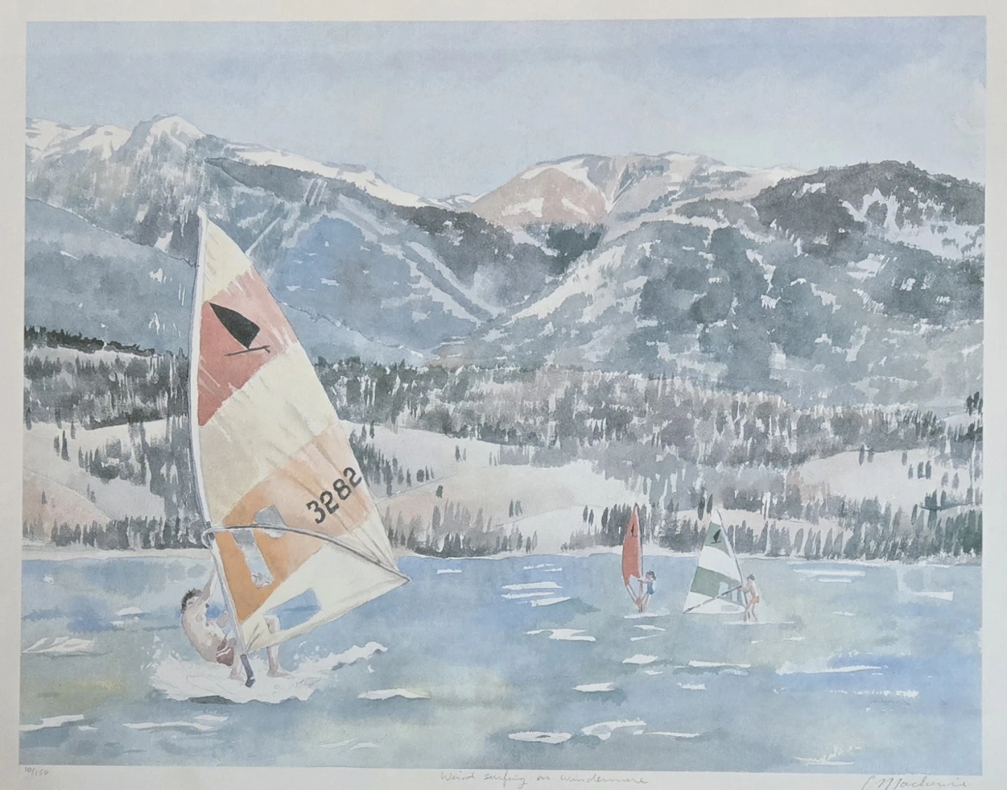 Signed Watercolour Print #10/150 - photo 2