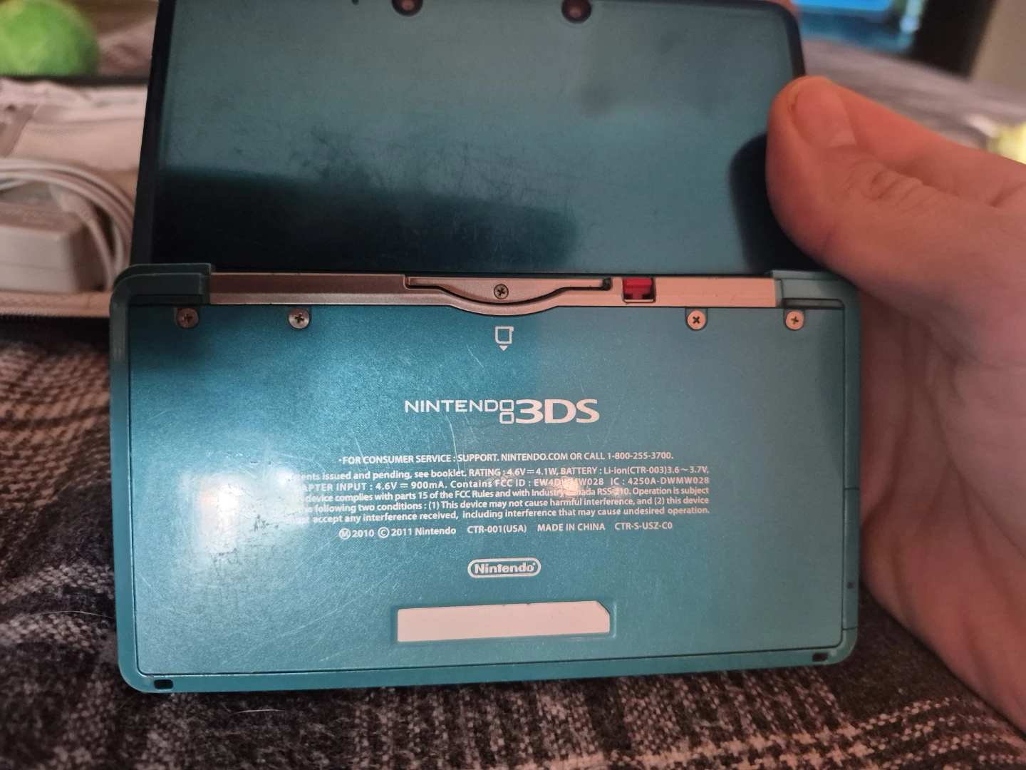 Nintendo 3DS Aqua Blue bundle for sale - photo 4