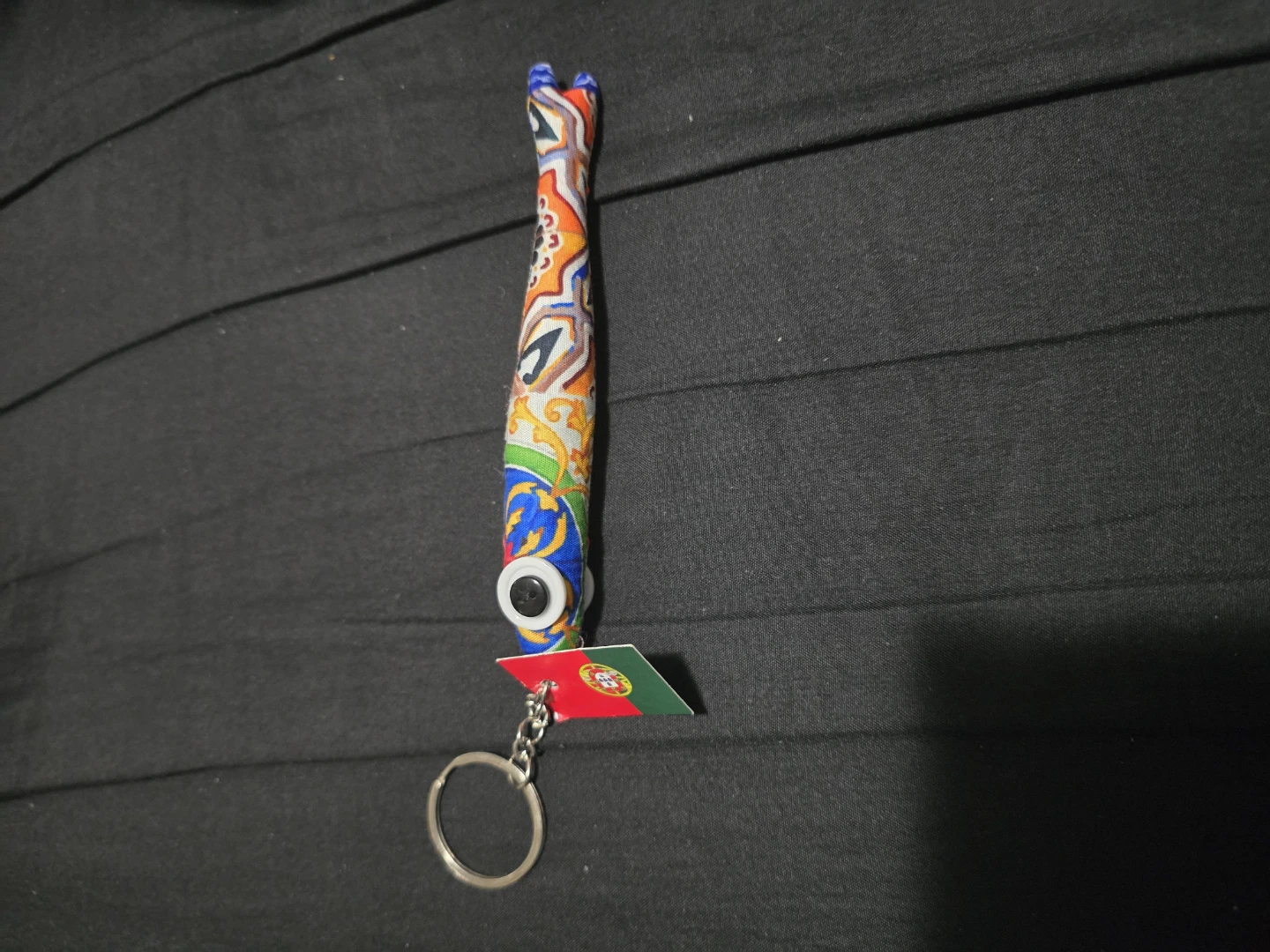 Portuguese Fabric Sardine Keychain
