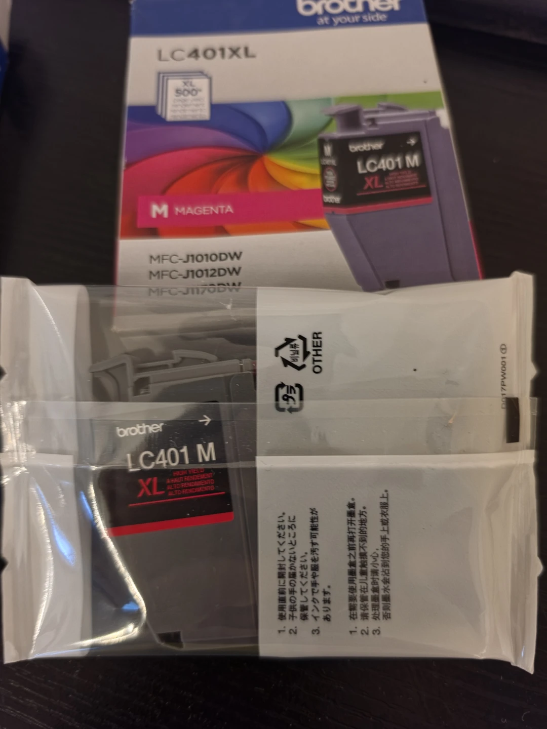 Genuine Brother LC401 Ink Cartridges – New/Factory Sealed - photo 3