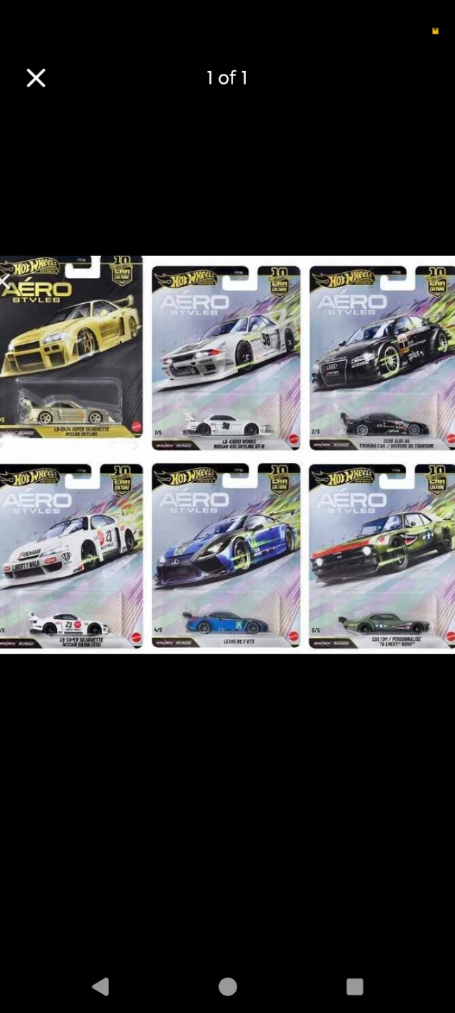 Hot Wheels Car Culture Aero Styles Collection