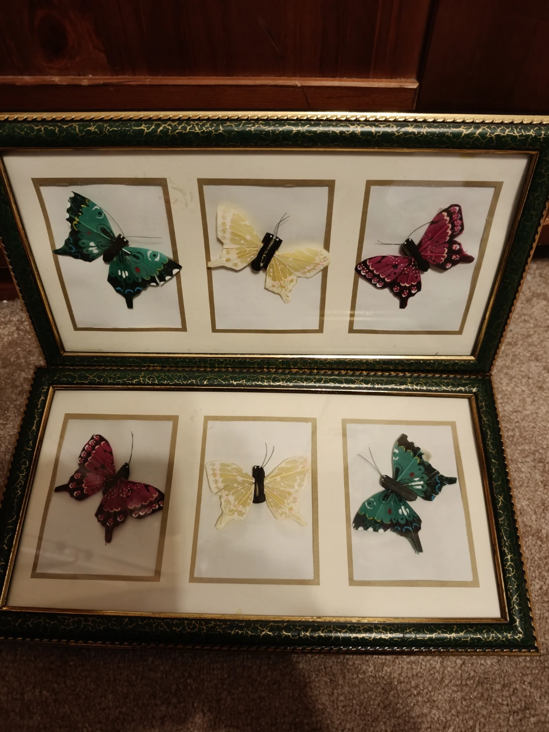 Wall art butterfly display 2 pieces🏈 - photo 2