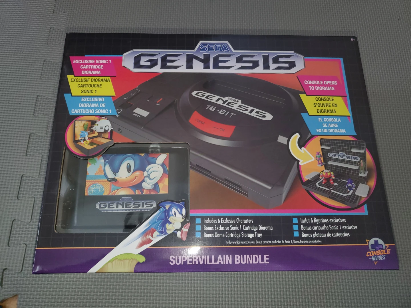(Diorama and figures) Sega Genesis Supervillain Diorama Set