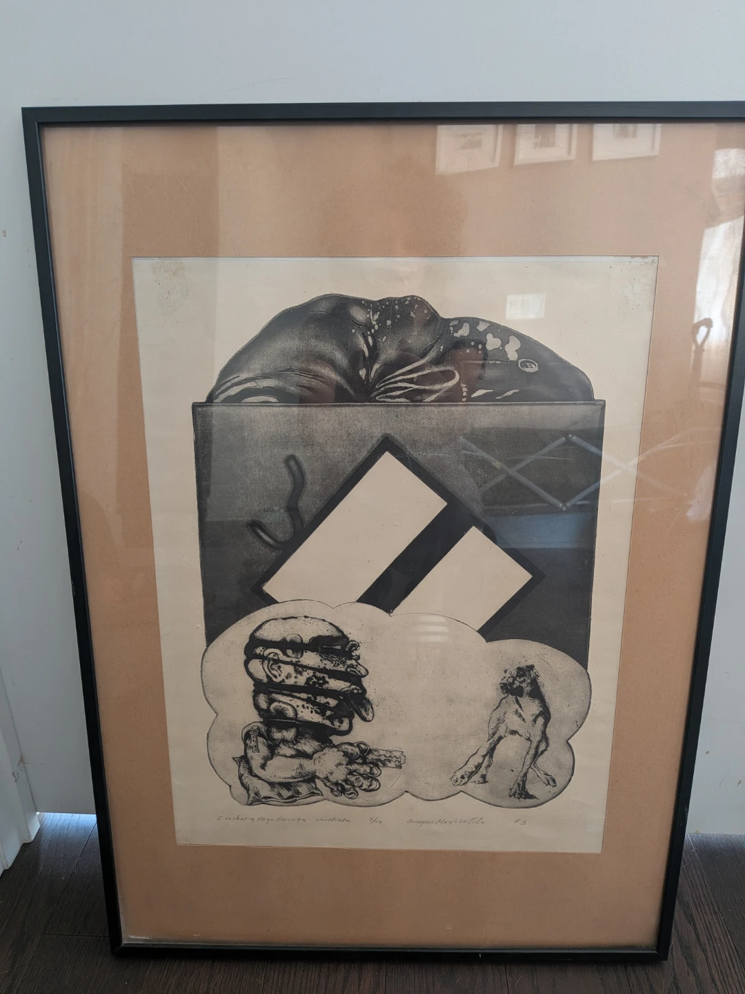 Signed Aquatint Art