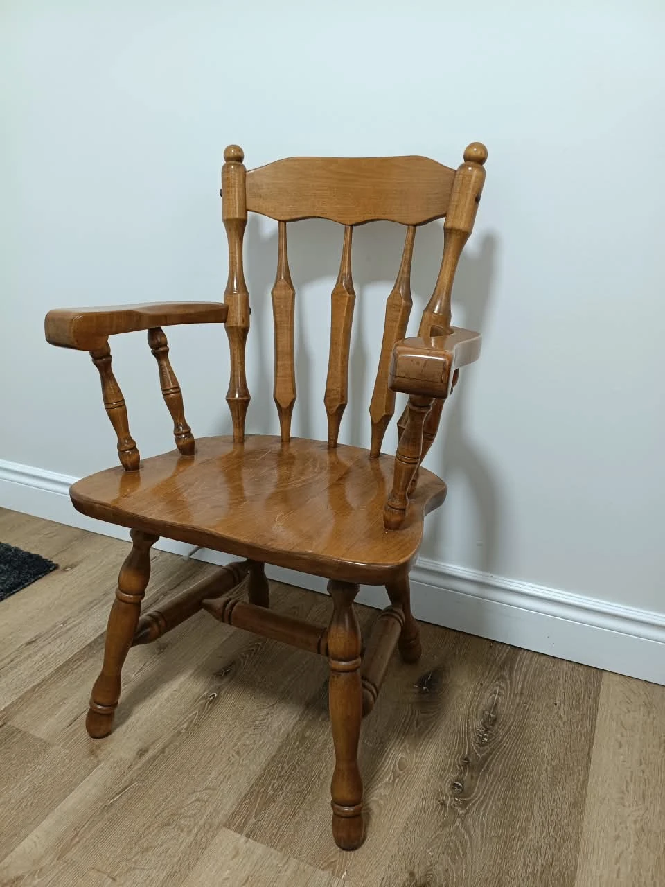 Wooden Desk with Matching Chair
