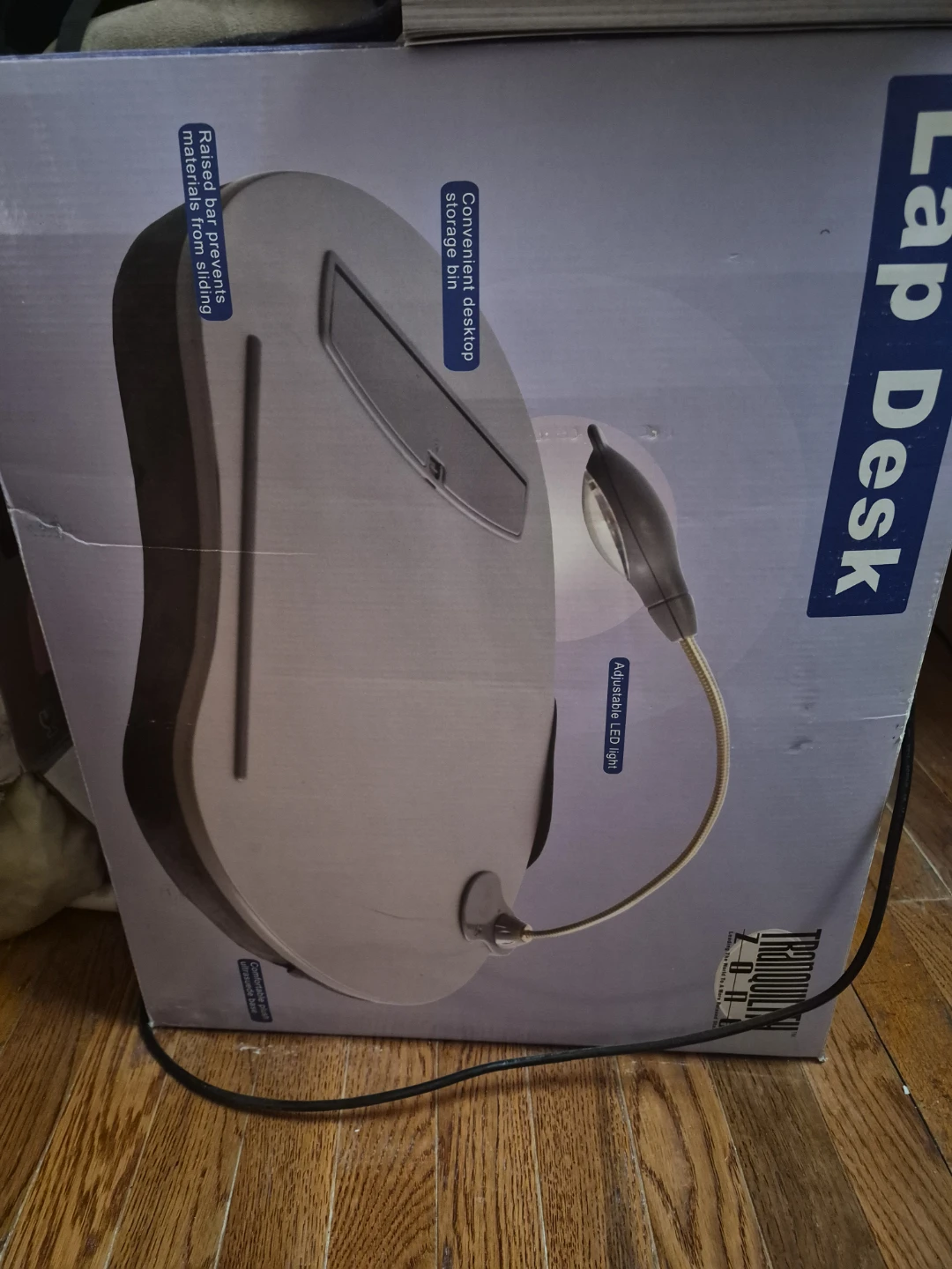 Tranquil Lap Desk with Adjustable LED Light - photo 2