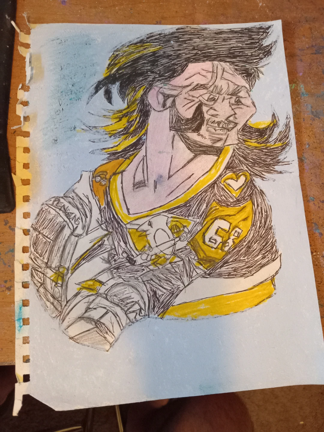 Jagr Drawing Illustration by Custom artist Sherwin - photo 5