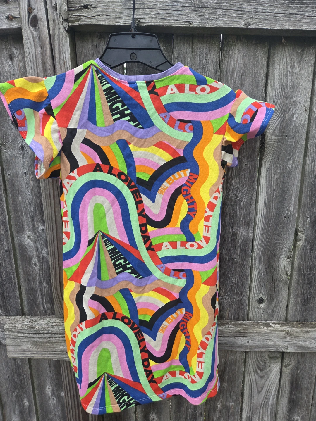 H&M Girls Graphic Print Short Sleeve Dress - photo 3