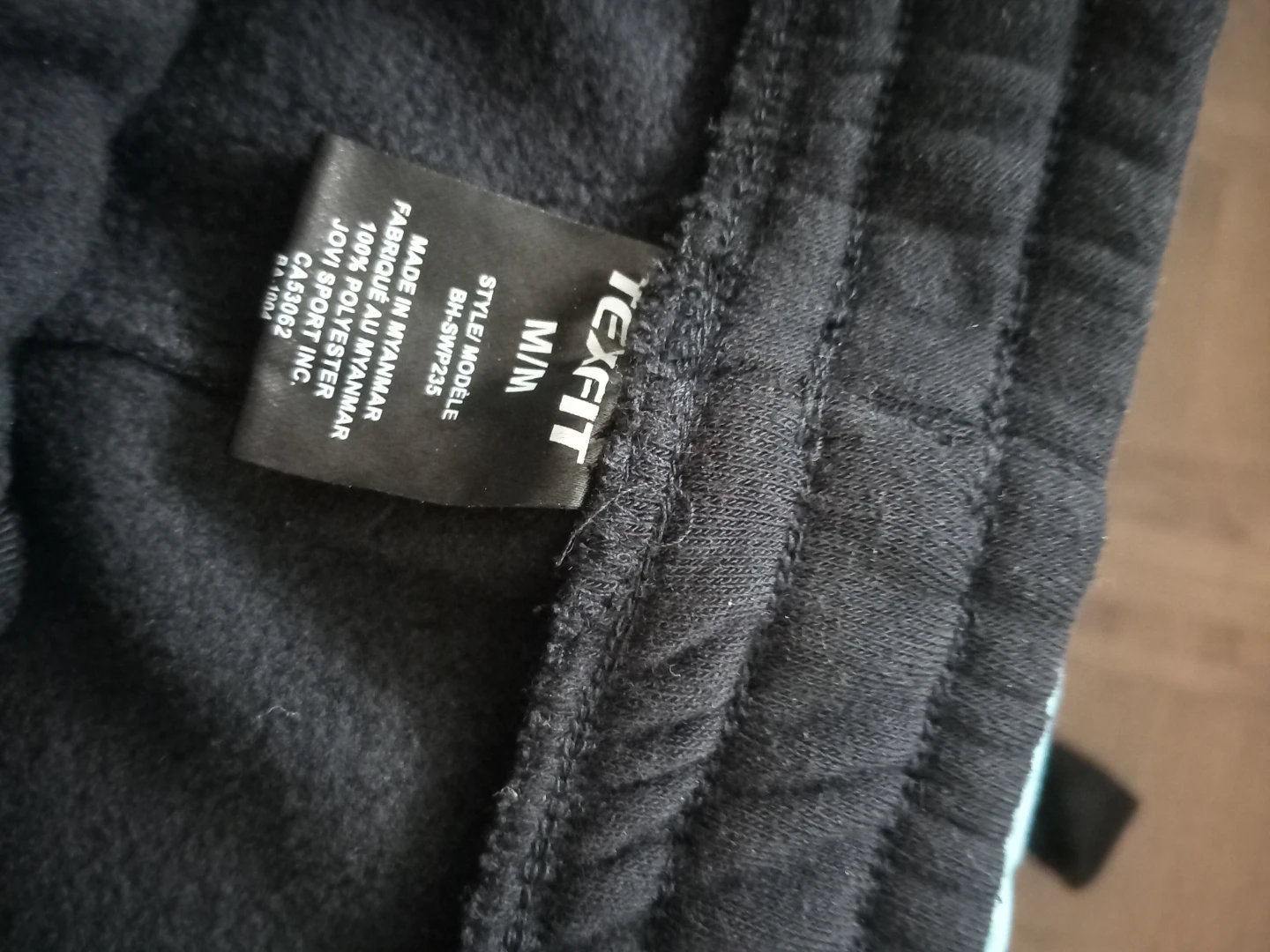 Texfit Black Cargo Sweatpants Medium - photo 2