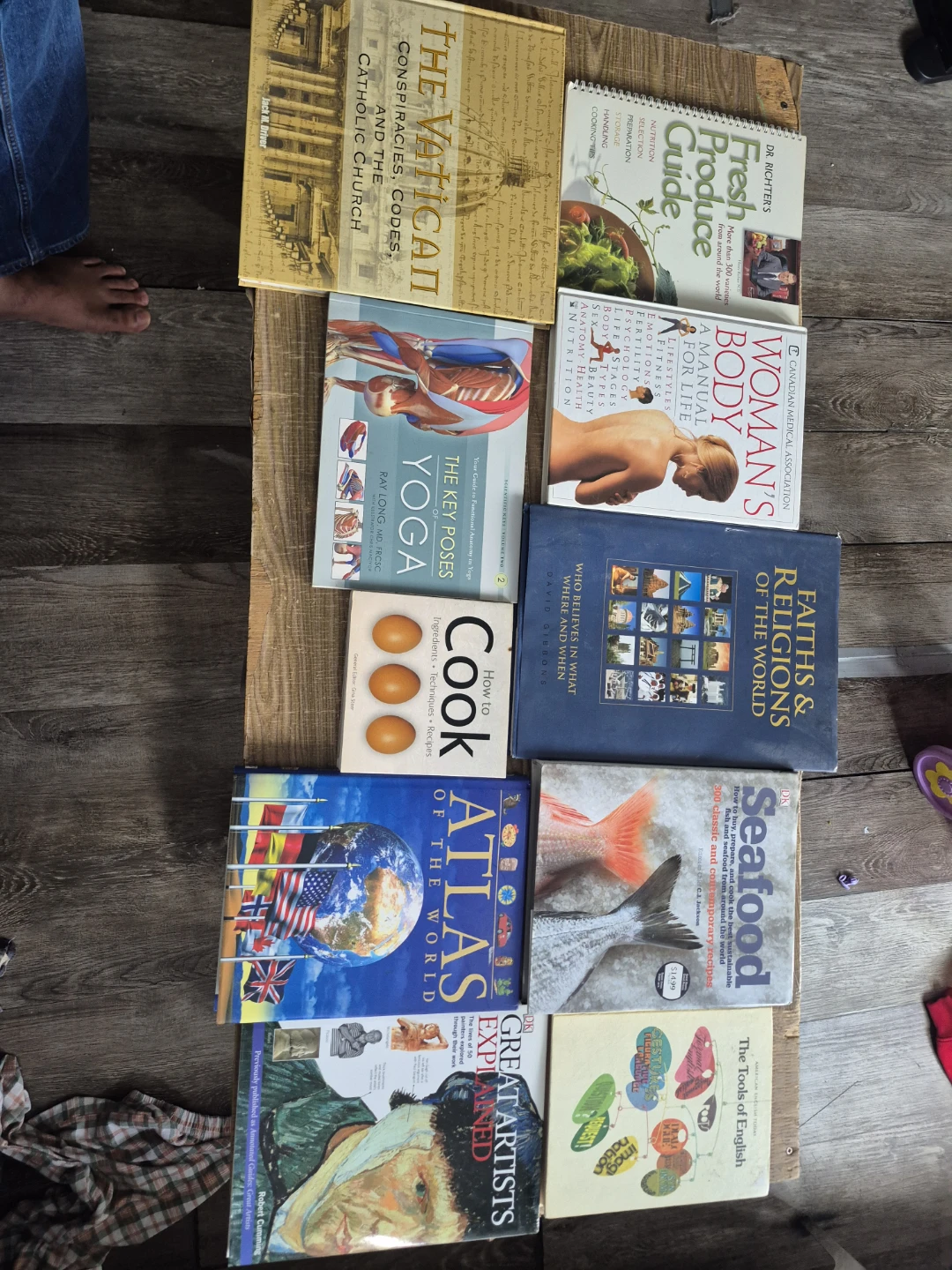 Collection of 10 Assorted Non-Fiction Reference Books