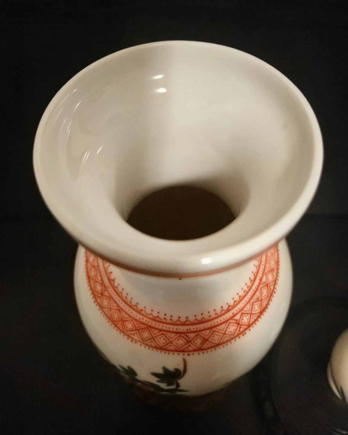 Vintage Chinese Porcelain Vase Set & Wood Stands - photo 5