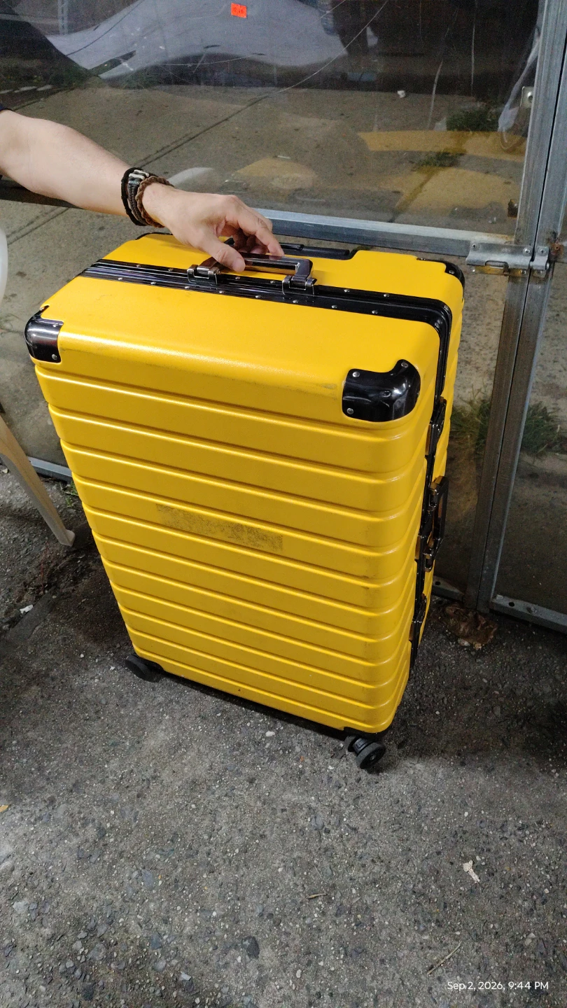 Yellow Hardside Spinner Luggage
