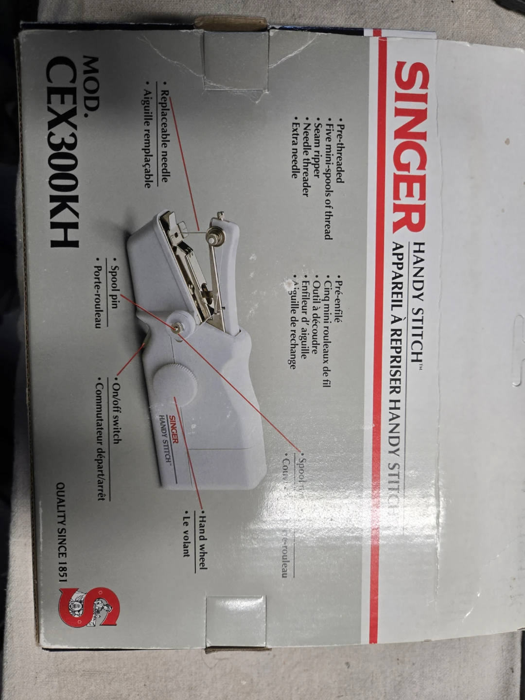 Singer Handy Stitch Sewing Machine Mod. CEX300KH - photo 2