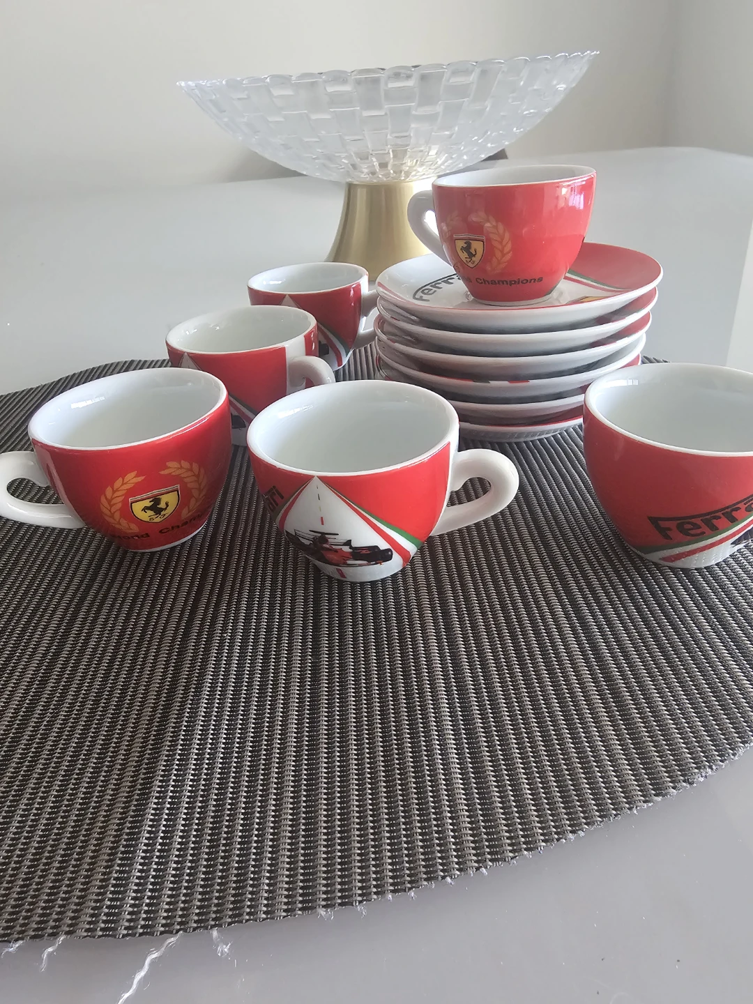 Ferrari Espresso Cup and Saucer Set