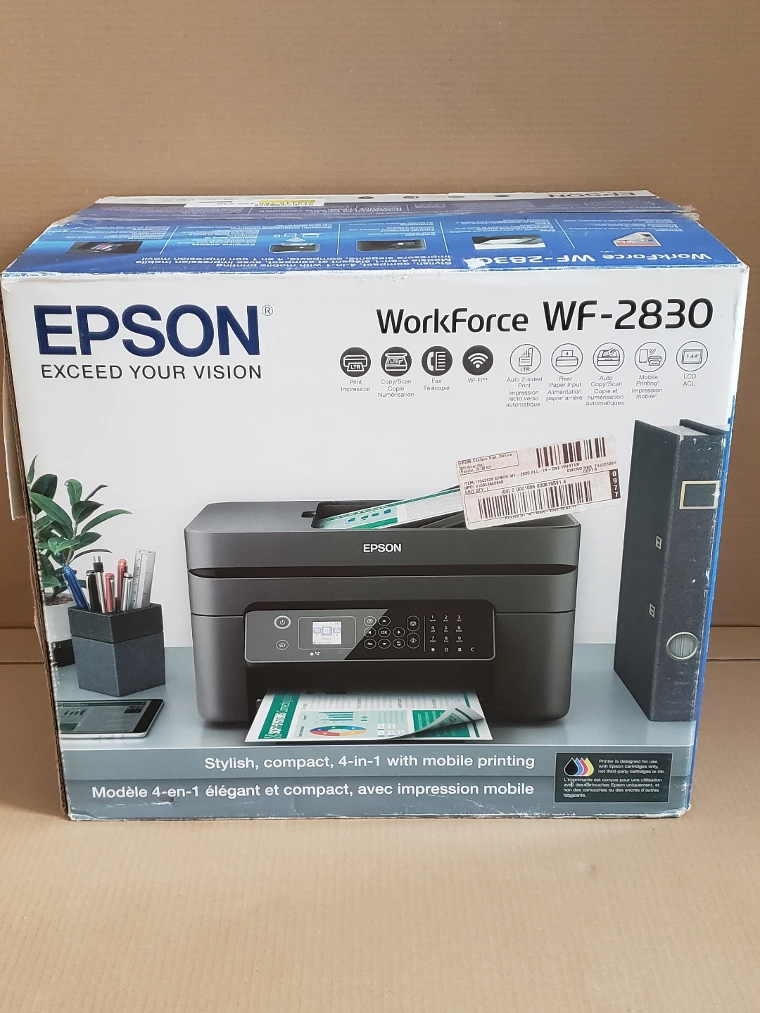 Epson WorkForce WF-2830 All-in-One Printer