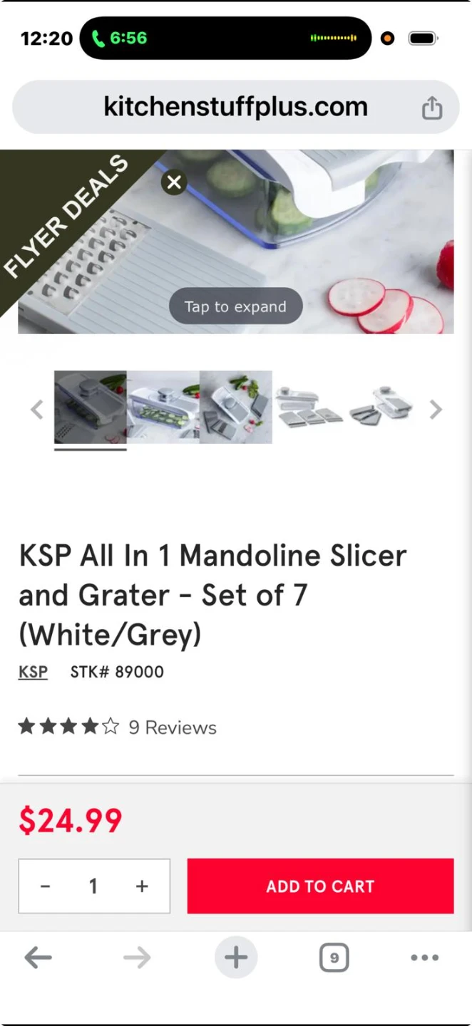 KSP All-in-1 Mandoline Slicer and Grater - photo 2