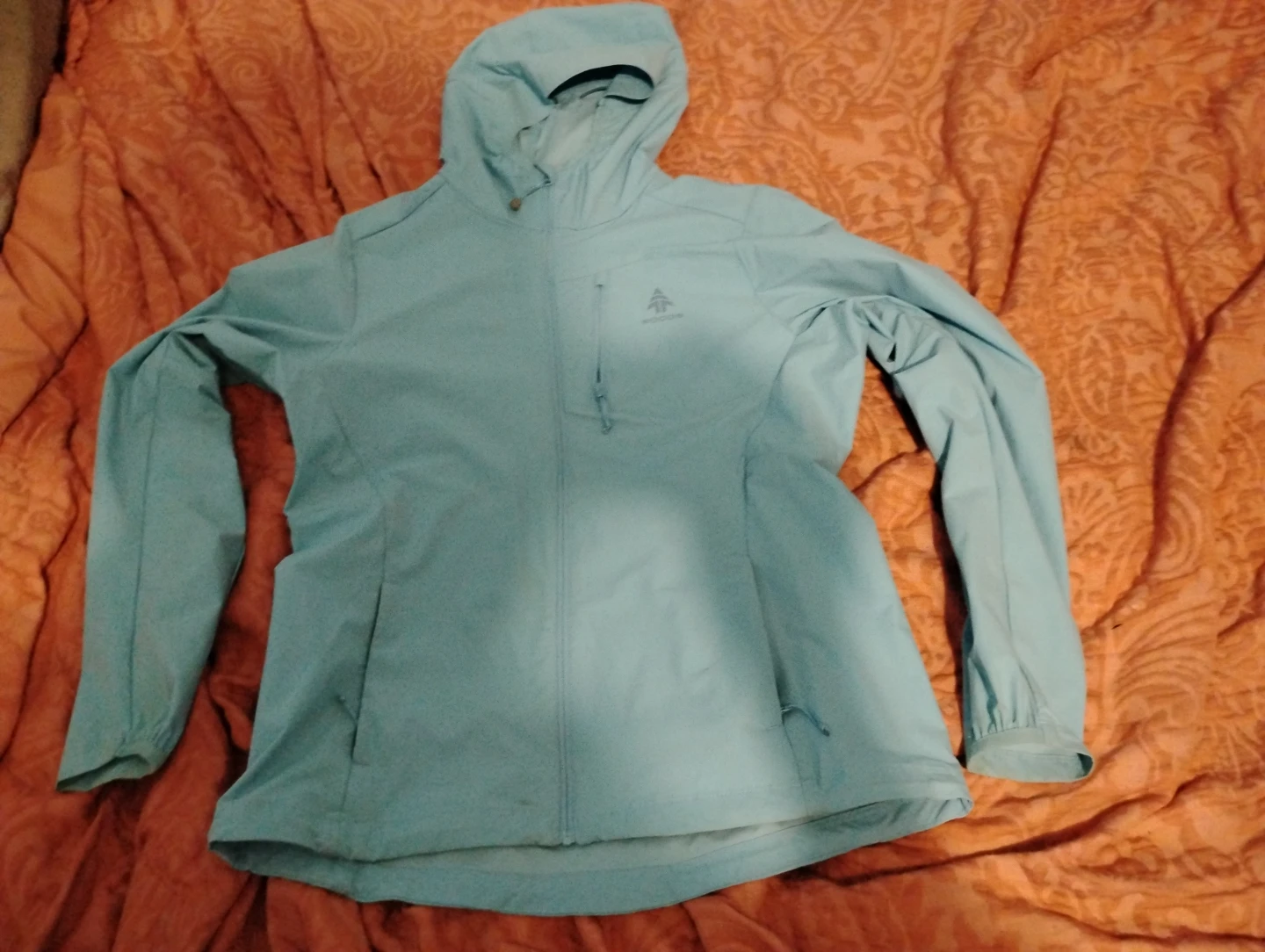 Woods Women's Hooded Jacket Light Blue