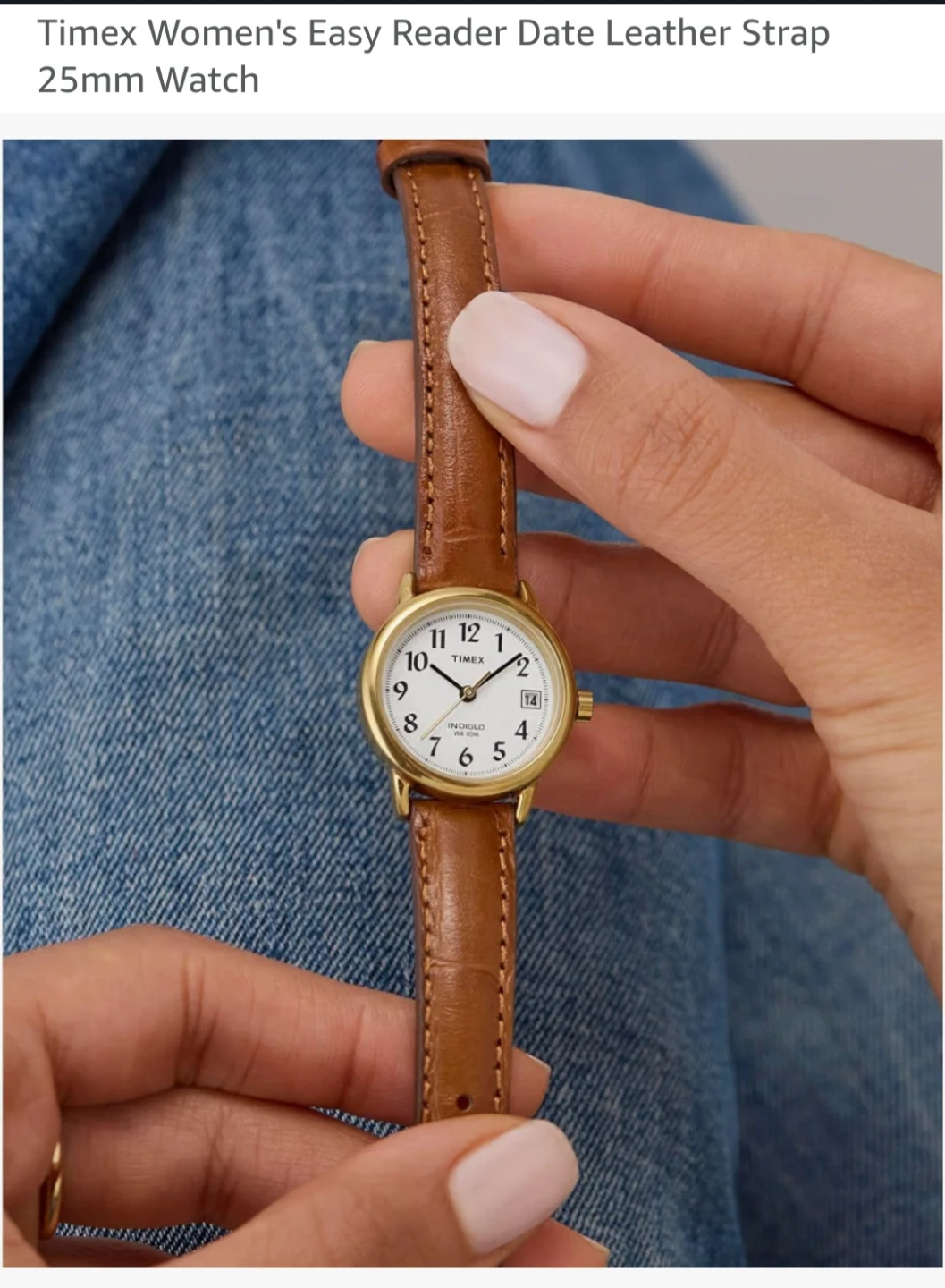 Women's TIMEX Leather Watch